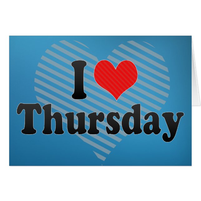 私は木曜日を愛します (正面横)