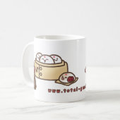 私は木炭siuのbaoのコーヒー・マグv2を愛します コーヒーマグカップ (正面左)