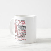 私は未亡人ではありません コーヒーマグカップ (正面左)