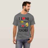 私は未就学の先生でおもしろいす Tシャツ (正面フル)