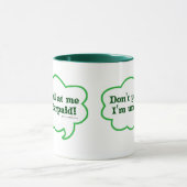 私は未払いで怒鳴らない マグカップ (中央)