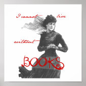 私は本がないと生きられない ポスター (正面)