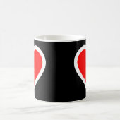 私は本が大好きだ コーヒーマグカップ (中央)
