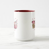 私は本とコーヒーマグが大好き マグカップ (中央)