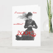 私は本なしに住むことができません カード (正面)