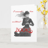 私は本なしに住むことができません カード (黄色い花)