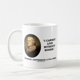 私は本なしに住むことができません コーヒーマグカップ