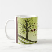 "私は本なしに住むことができません。" コーヒーマグカップ (左)