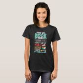 私は本のおたく読だ Tシャツ (正面フル)