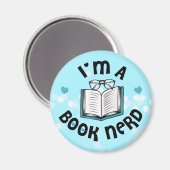 私は本のおたく マグネット (正面/裏面)