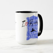 私は本のコーヒーマグが大好き マグカップ (正面右)