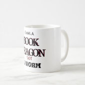 私は本のドラゴンない暖かいマグです コーヒーマグカップ (正面右)