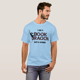 私は本のドラゴンみみずではなくです Tシャツ