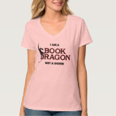 私は本のドラゴンみみずではなくです Tシャツ (正面)