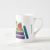 私は本のマグが大好き ボーンチャイナマグカップ (右)