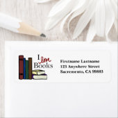 私は本の差出人住所ラベル ラベル (インサイチュ)