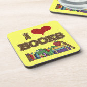 私は本を愛します コースター (左側)