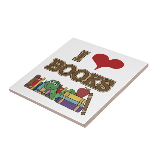 私は本を愛します タイル (側面)