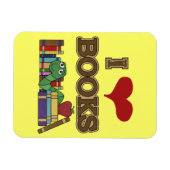 私は本を愛します マグネット (横)