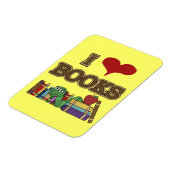 私は本を愛します マグネット (左側)