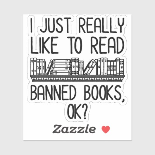 私は本を禁止する読ことが本当に好きなの? シール (シート)