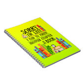 私は本を終えなければならなくてごめんなさい ノートブック (右側)