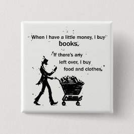私は本を買います 缶バッジ