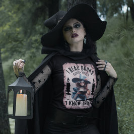 私は本を、私はハロウィーンの読者のことを知っている Tシャツ