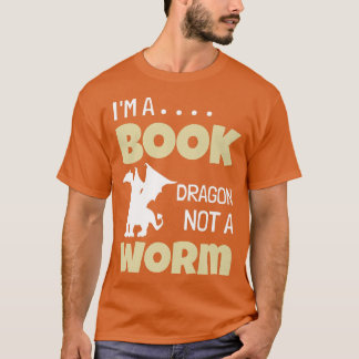 私は本ドラゴンではないワームの本の恋人632 Tシャツ