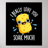 私は本当にあなたが多くのスポンジプンダークBG浸して愛している ポスター (正面)