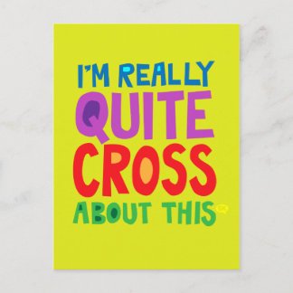 私は本当にこのことに反対だ ポストカード