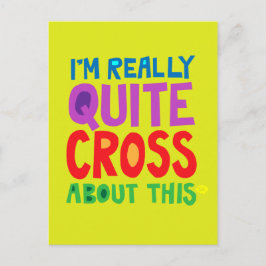 私は本当にこのことに反対だ ポストカード