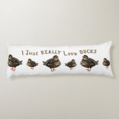 私は本当にアヒルが大好き抱き枕 ボディピロー (裏面)