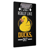 私は本当にアヒルが好きだ クリップボード (右)