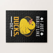 私は本当にアヒルが好きだ ジグソーパズル (横)