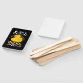 私は本当にアヒルが好きだ ハンドファン (組立なし)