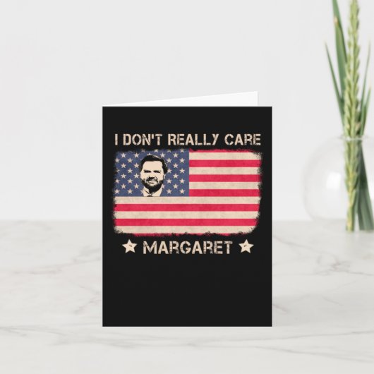 私は本当にアメリカ気にの国旗ではない カード (正面)