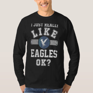 私は本当にイーグルズOkイーグルメンズアスレチックSが好き Tシャツ