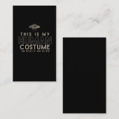 私は本当にエイリアン人間の衣装 名刺 (正面/裏面)