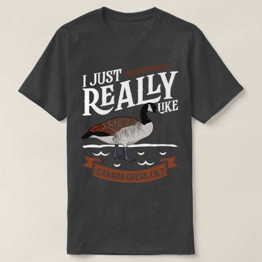 私は本当にカナダのゲーゼが好き Tシャツ (デザイン正面)