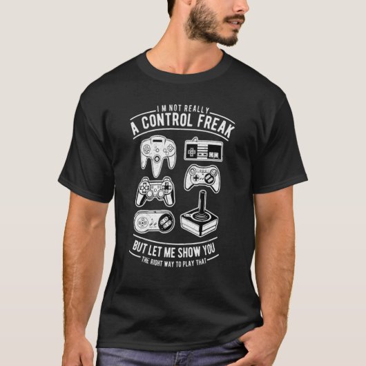 私は本当にコントロールFreakビデオゲーム制御ではない Tシャツ (正面)