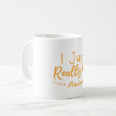 私は本当にジャガイモが大好きよ、ok? コーヒーマグカップ (正面左)