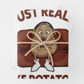 私は本当にジャガイモが好き – かわいいポテト ラッピングペーパーシート (インサイチュ)