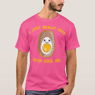 私は本当にスコッチエッグOkかわいいスコッチEg Tシャツ