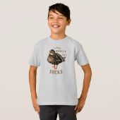 私は本当にダックの子供のTシャツが大好き Tシャツ (正面フル)