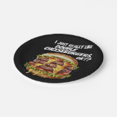 私は本当にダブルチーズバーガーが好き、OK ペーパープレート (アングル)