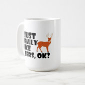 私は本当にディアースが好きだいい? コーヒーマグカップ (正面左)