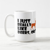 私は本当にディアースが好きだいい? コーヒーマグカップ (左)