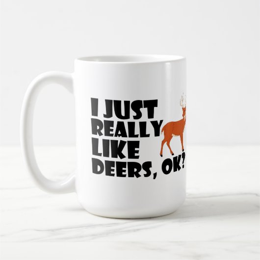 私は本当にディアースが好きだいい？ コーヒーマグカップ (左)