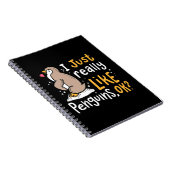 私は本当にペンギンが好きok ノートブック (右側)